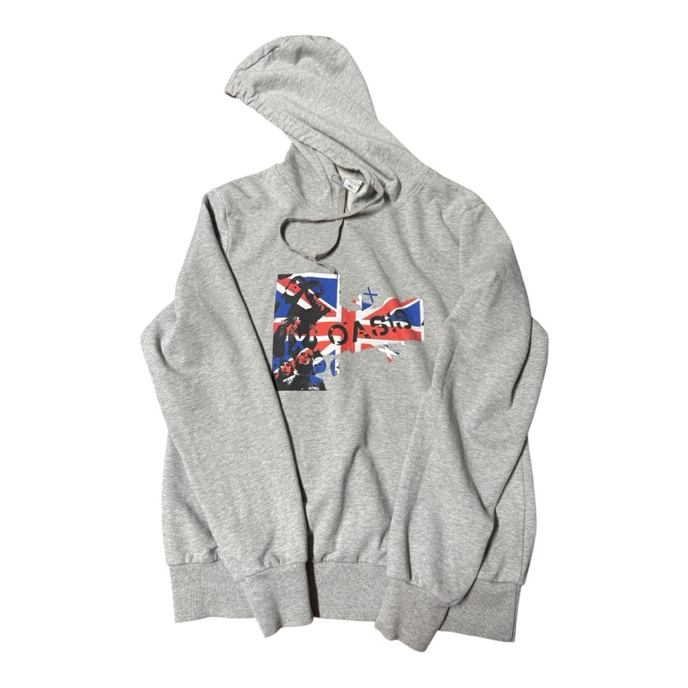 Oasis Gray Graphic Sweatshirt Hoodie